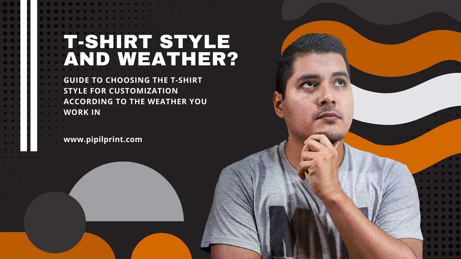 Guide to choosing the T-shirt style for customization according to the weather you work in