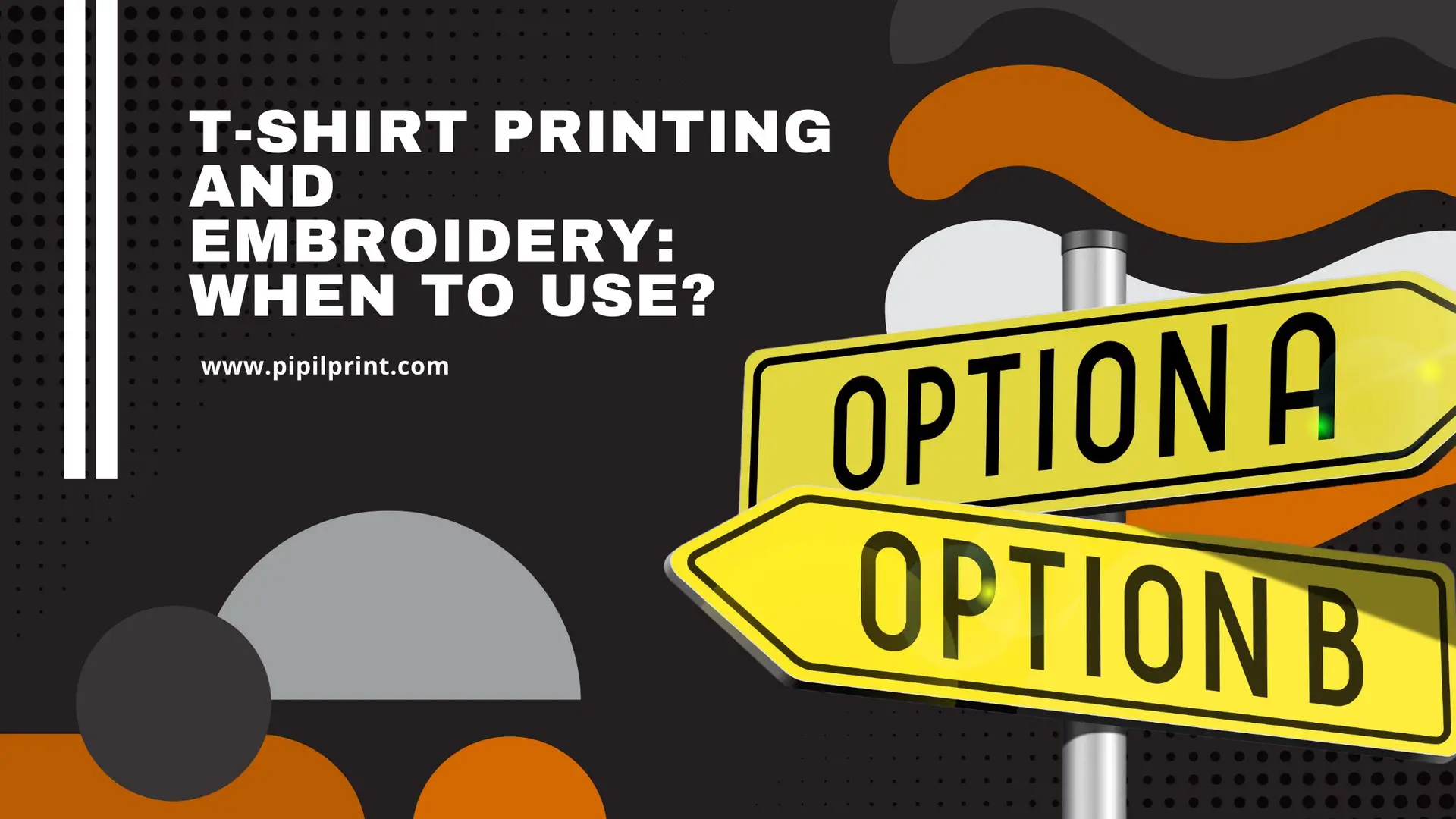T-shirt Printing and Embroidery: When to Use