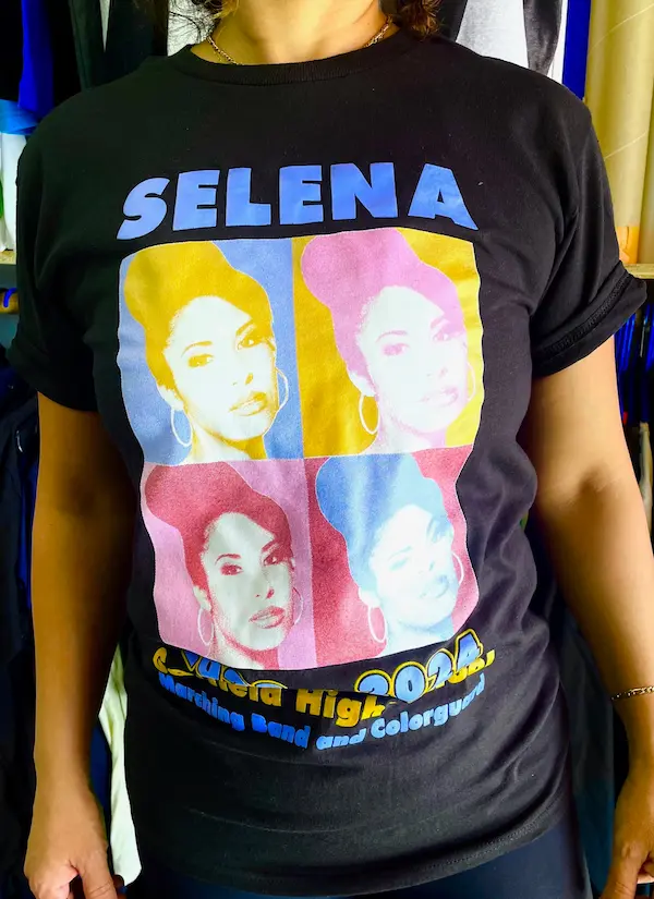 School Custom Tees 14 » Pipil Print SCHOOL-CUSTOM-TEES-MARCHING-BAND-SELENA-LOGO-BLACK-T-SHIRT-COLOR