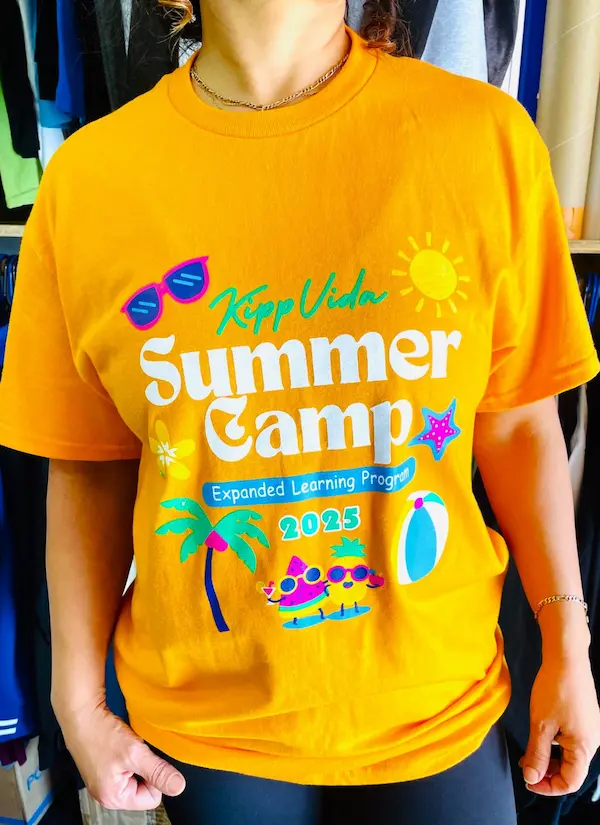 School Custom Tees 16 » Pipil Print SCHOOL-CUSTOM-TEES-SUMMER-CAMP-LOGO-YELLOW-GOLD-T-SHIRT-COLOR