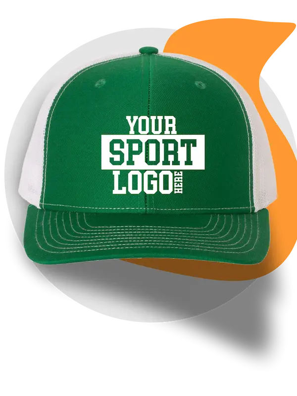 Sports Custom Tees 24 » Pipil Print SPORTS-CUSTOM-HAT-FOR-YOUR-LOGO-GREEN-COLOR