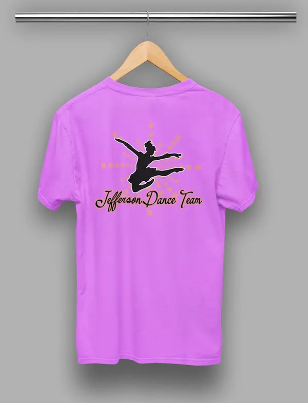 Sports Custom Tees 8 » Pipil Print SPORTS-CUSTOM-TEES-FOR-DANCE-CREW-PURPLE-T-SHIRT-COLOR