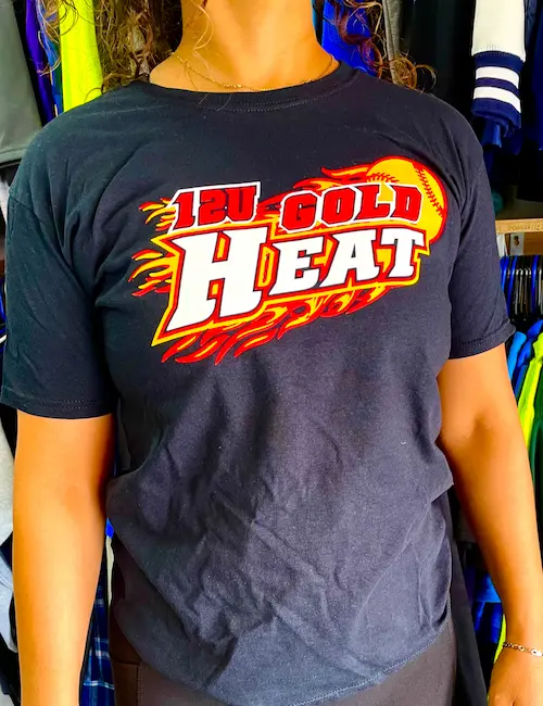 Sports Custom Tees 16 » Pipil Print SPORTS-CUSTOM-TEES-SOFTBALL-T-SHIRT-BLACK-COLOR