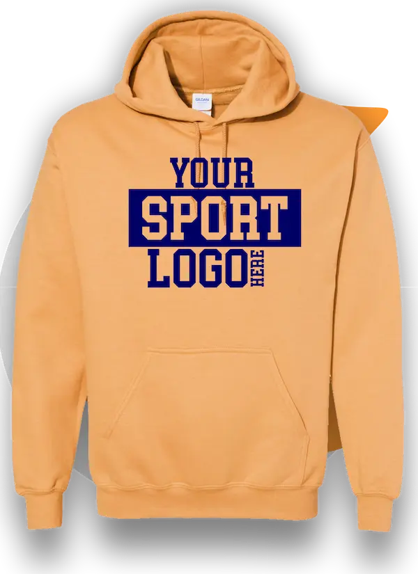 Sports Custom Tees 21 » Pipil Print SPORTS-CUSTOM-HOODIES-SWEATSHIRT-FOR-YOUR-LOGO-TAN-COLOR
