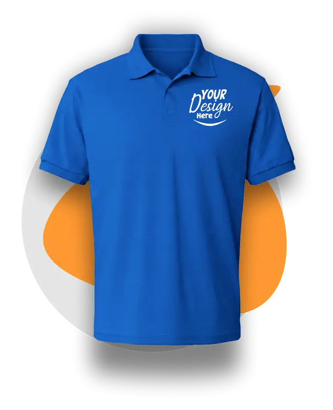 custom embroidery polos for downey businesses logo on your downey business shirt royal blue &raquo; Pipil Print
