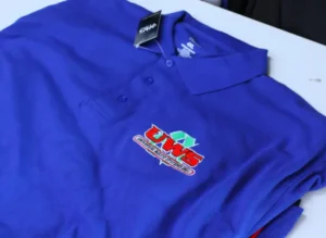 embroidery polos for downey businesses royal blue red stitches &raquo; Pipil Print