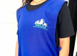 Screen Printing For House Cleaning In Gardena Blue Color No Sleeve