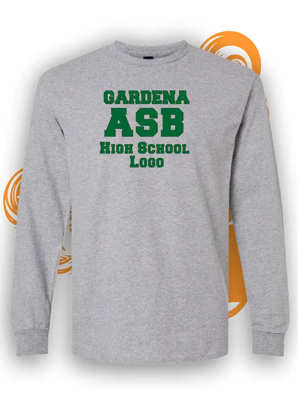 School Custom T Shirt Printing For Gardena High ASB And Serra High ASB Fundraising School Clubs