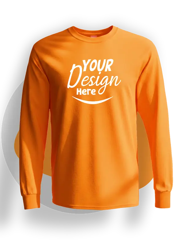compton-ca 7 » Pipil Print Long sleeve custom t shirt printing for compton comunity logo on your compton gear safety orange cotton » Pipil Print