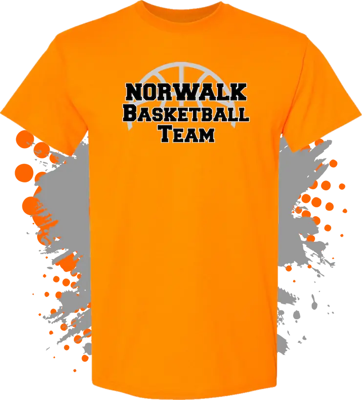 T-shirt Printing 53 » Pipil Print basketball t shirt printing for norwalk basketball teams at Zimmerman Park Norwalk Arts Sports Complex orange shirts » Pipil Print