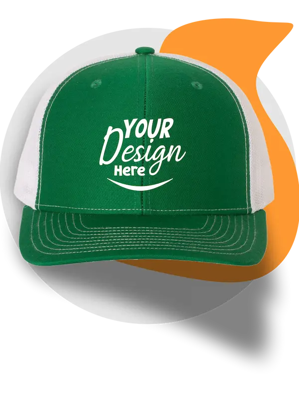 best custom hats in bellflower for schools sports and events forest green trucker sytle &raquo; Pipil Print