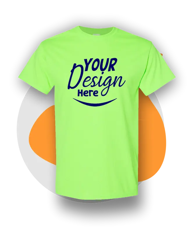 T-shirt Printing 6 » Pipil Print best custom shirt printing for bell gardens businesses schools sports events neon green cotton » Pipil Print