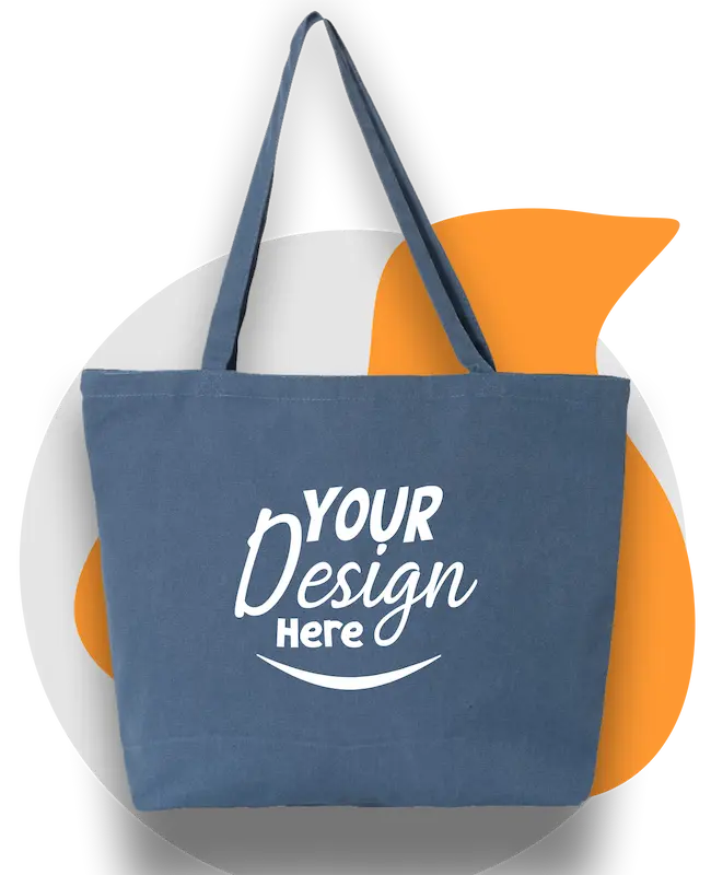 T-shirt Printing 12 » Pipil Print best custom tote bag in maywood for businesses schools sports and events sky blue canva cotton » Pipil Print