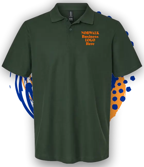 T-shirt Printing 45 » Pipil Print custom embroidery for norwalk businesses at Norwalk Civic Center resturant at Norwalk Entertainment Center royal blue polo shirts » Pipil Print
