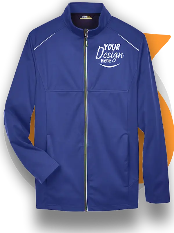 custom jackets in bellflower for businesses schools sports and events navy blue embroidery logo &raquo; Pipil Print