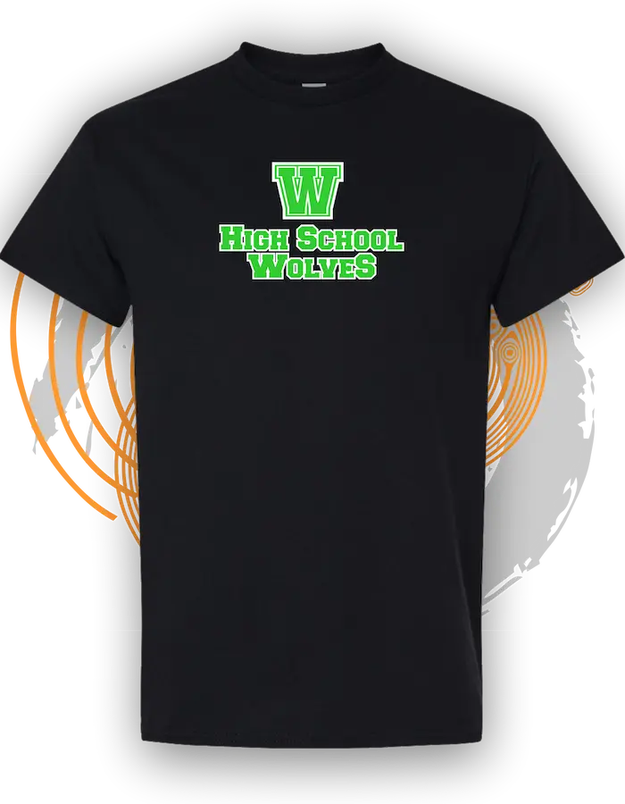 T-shirt Printing 48 » Pipil Print custom shirts for maywood high school wolves Nimitz Middle School and Fishburn Ave Elementary School spirit day shirts » Pipil Print