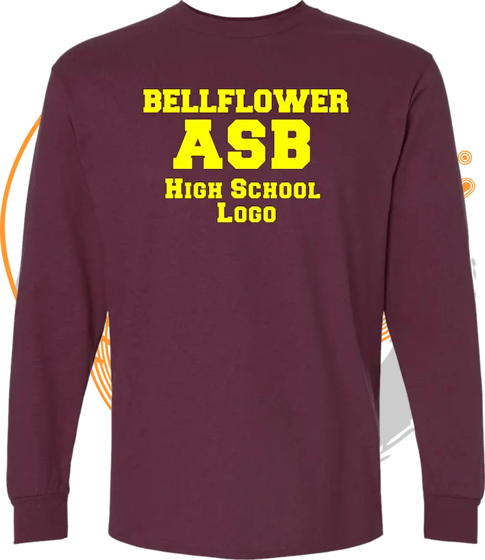 custom t shirt printing for bellflower high and mayfair high ASB clubs buccaneers spirit day long sleeve shirt &raquo; Pipil Print