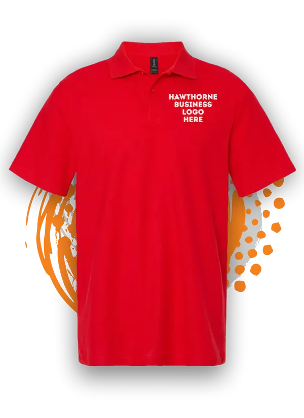 embroidery polos in hawthorne for work uniform The Hawthorne Memorial Center and space X red polo shirt &raquo; Pipil Print