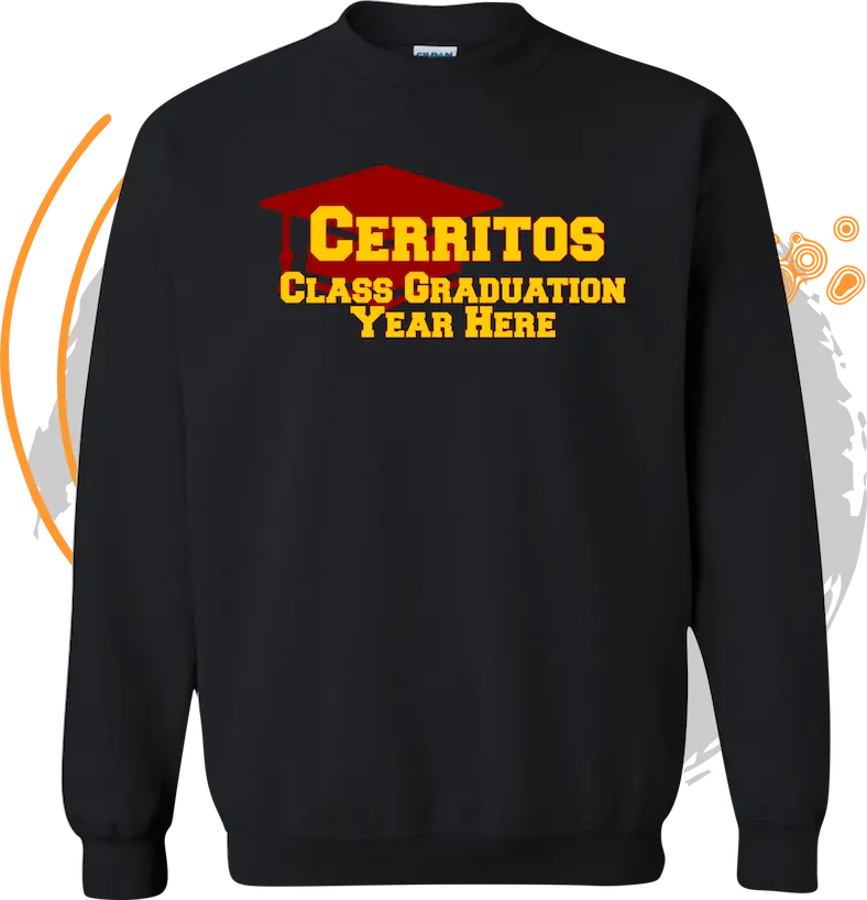 t-shirt-printing 50 » Pipil Print graduation t shirt for cerritos high school dons and middle school Whitney High School class of year crewneck sweater » Pipil Print