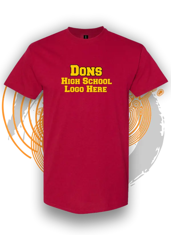 t-shirt-printing 48 » Pipil Print school custom t shirt for cerritos high school dons and middle school spirit day at Whitney High School red shirt » Pipil Print