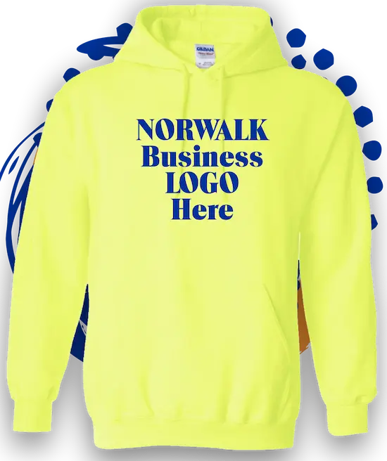T-shirt Printing 47 » Pipil Print screen printing custom hoodies and sweater for norwalk businesses at Norwalk Civic Center Hargitt House Museum » Pipil Print