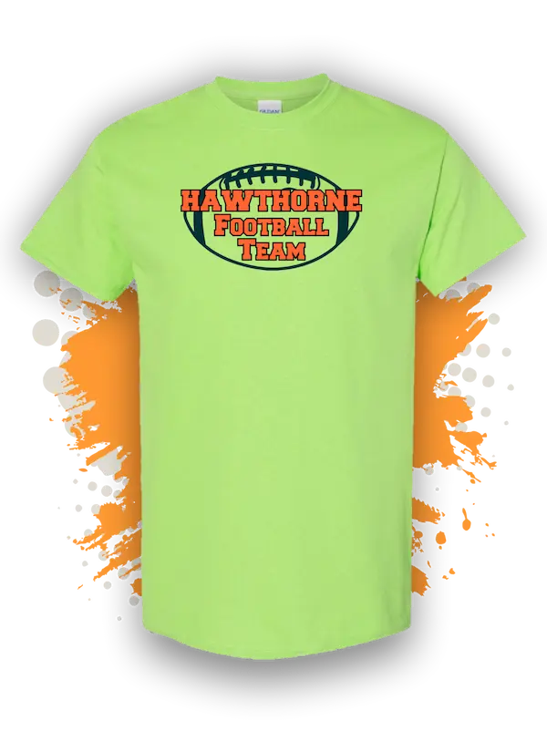 t shirt printing for fotball team in hawthorne for sports at Eucalyptus Park Memorial Park Holly Park neon green jerseys &raquo; Pipil Print