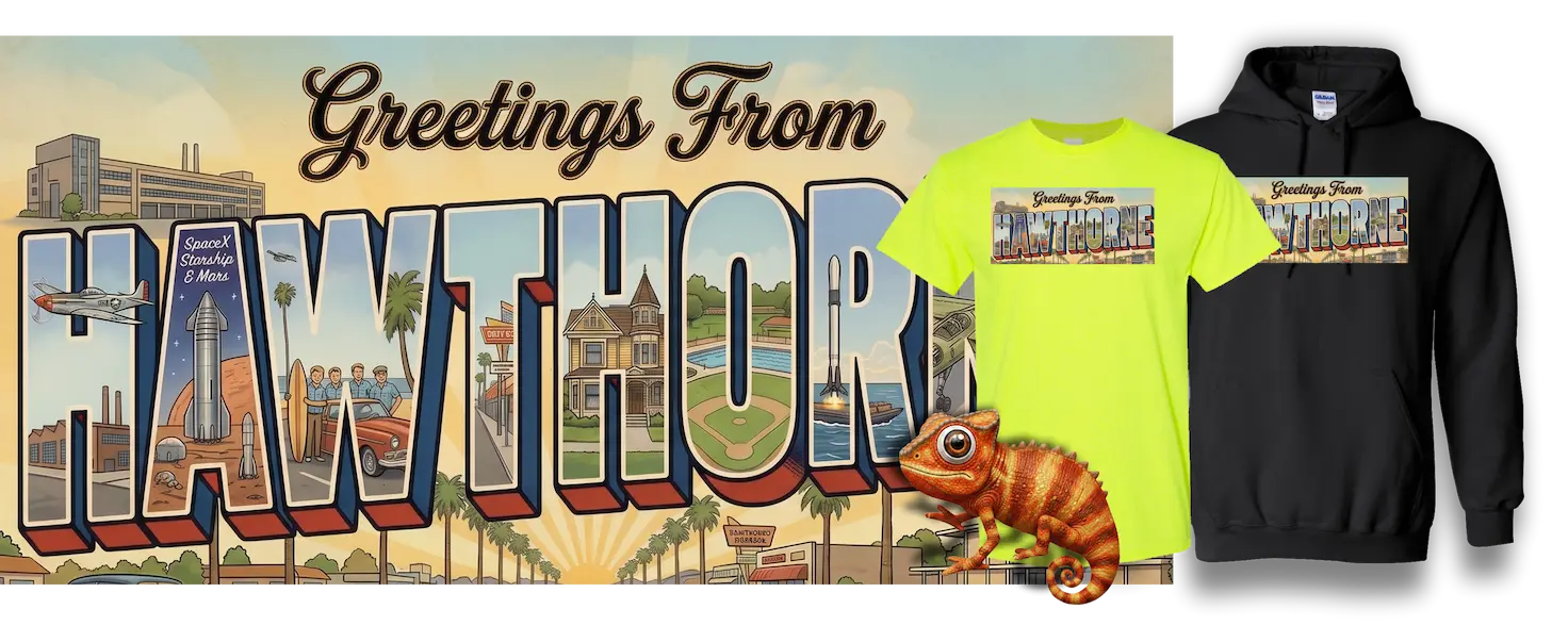welcom to hawthorne t shirt printing for the good neighbor city &raquo; Pipil Print