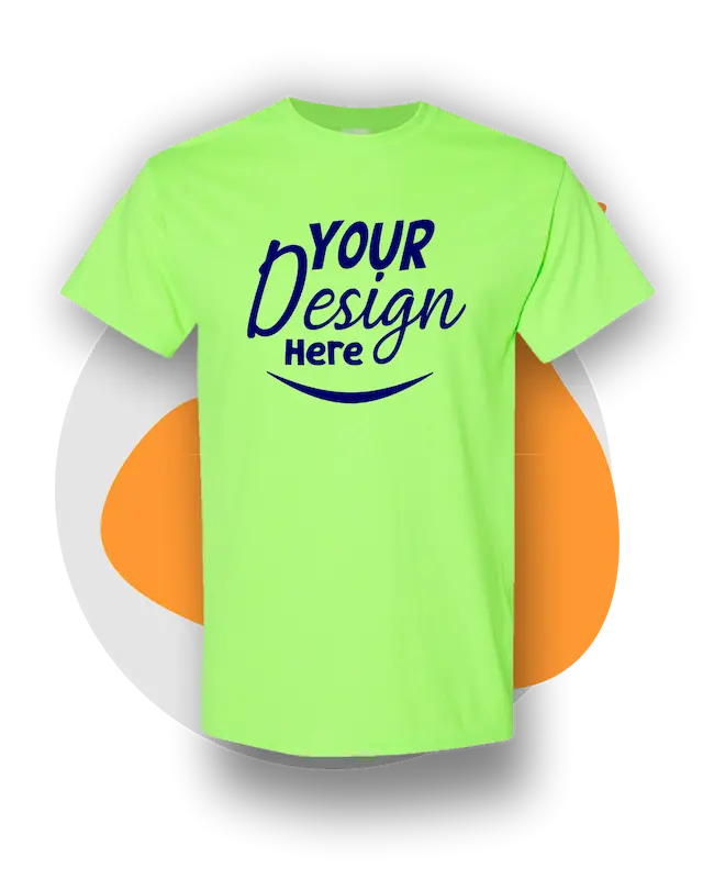 T-shirt Printing 6 » Pipil Print best custom shirt printing for pico rivera businesses schools sports events neon green cotton » Pipil Print