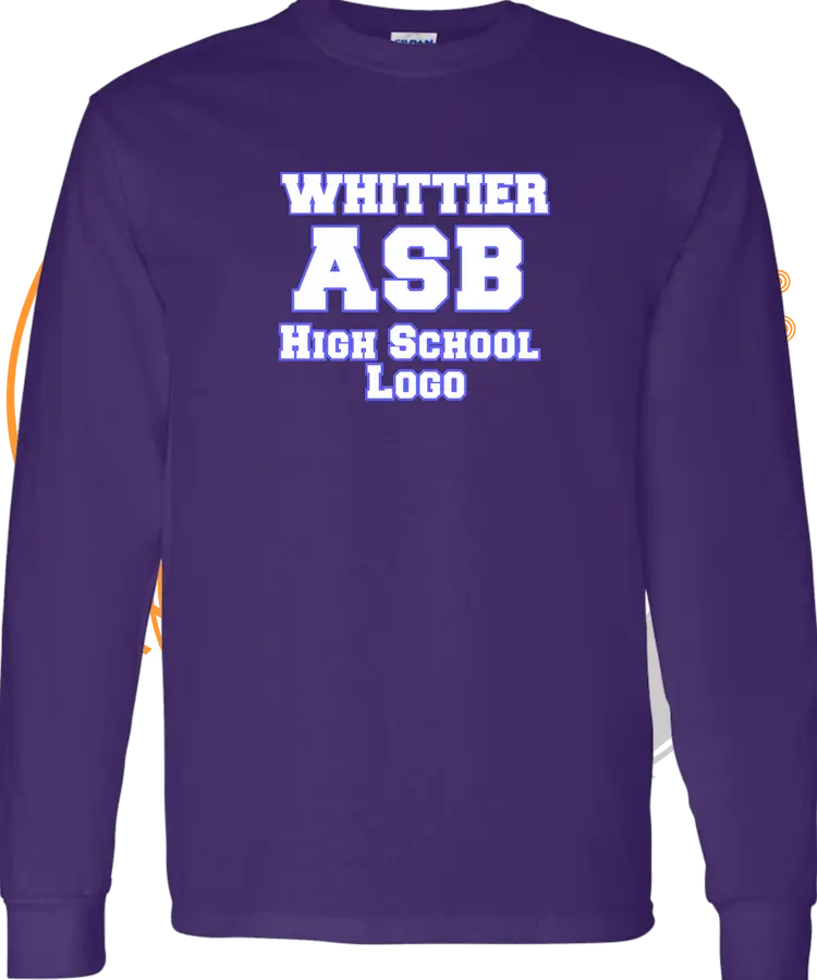 T-Shirt-Printing 59 » Pipil Print ASB t shirt for La Serna High Whittier High college poets foudraising go Cardinal purple shirts » Pipil Print