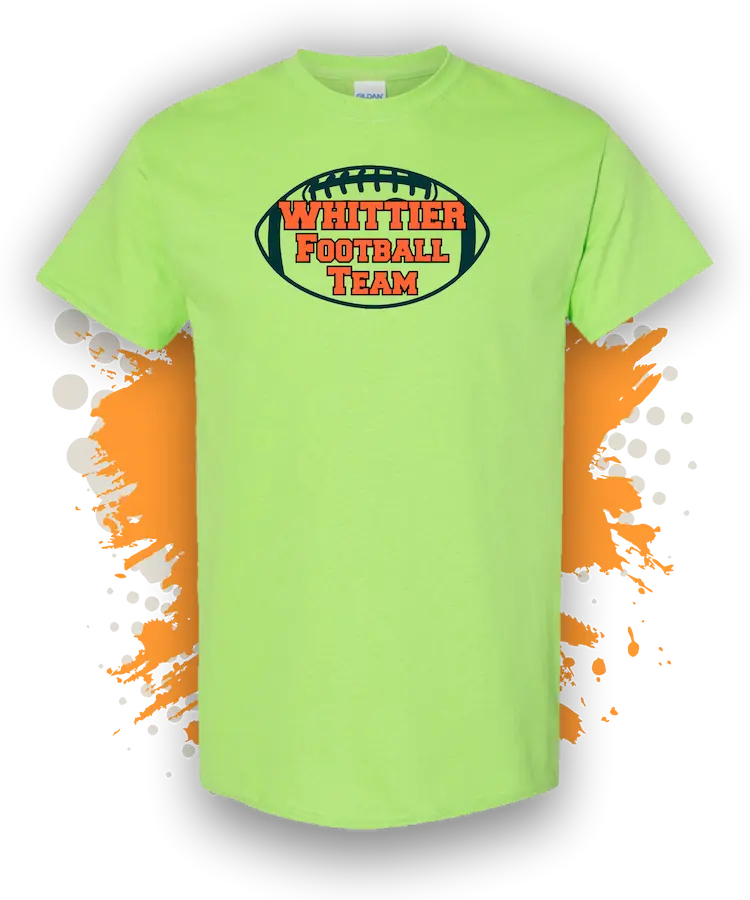 T-Shirt-Printing 54 » Pipil Print custom football t shirts for football team at whittier parks Parnell Park and Uptown Whittier green shirt » Pipil Print