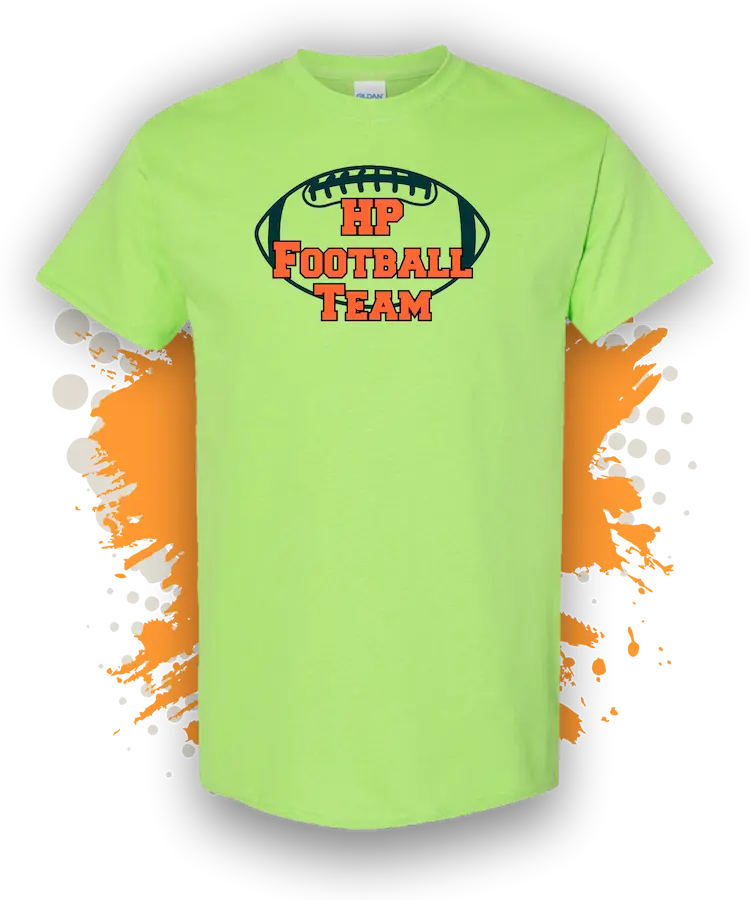 Custom Football T Shirts For Football Teams At Salt Lake Park And Raul Perez Memorial Park Neon Jersey