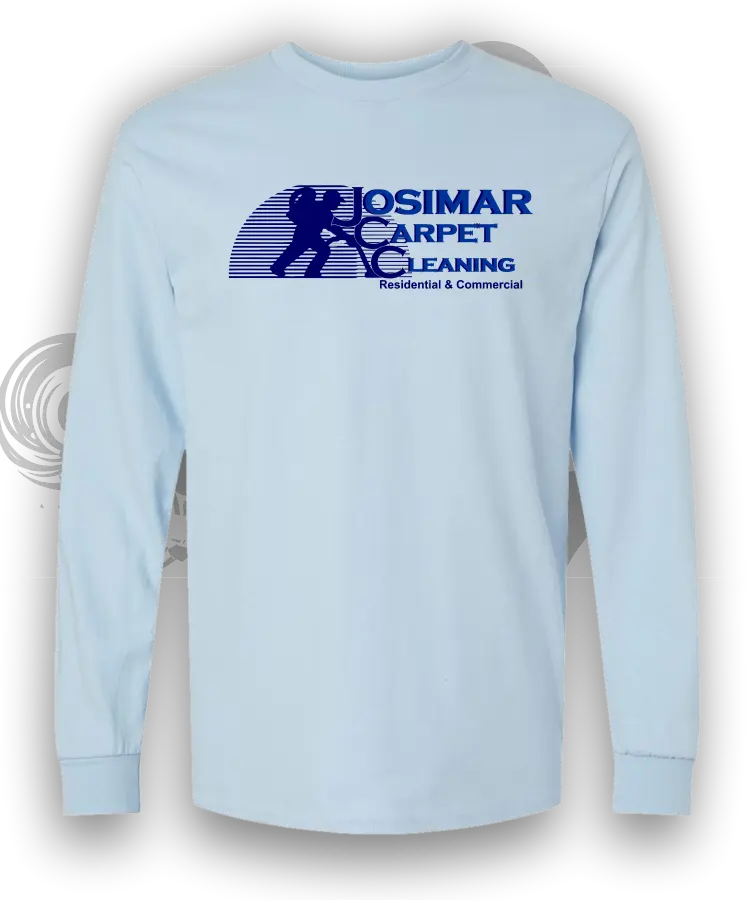 Screen Printed Long Sleeve T Shirts For Bellflower House Cleaning Staff Around Alondra Blvd