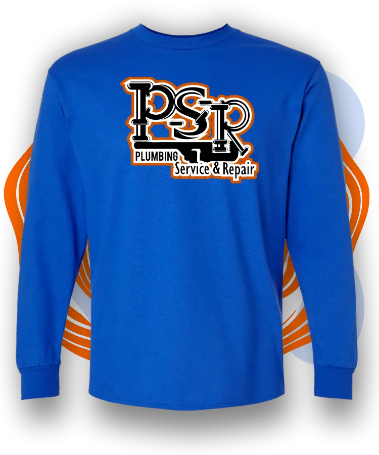 Screen Printed Long Sleeve T Shirts For Downey Plumbing Crews Near Brookshire Ave