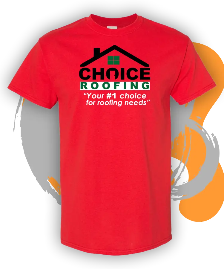 Screen Printed T Shirts For Maywood Roofing Businesses Near Everett Ave
